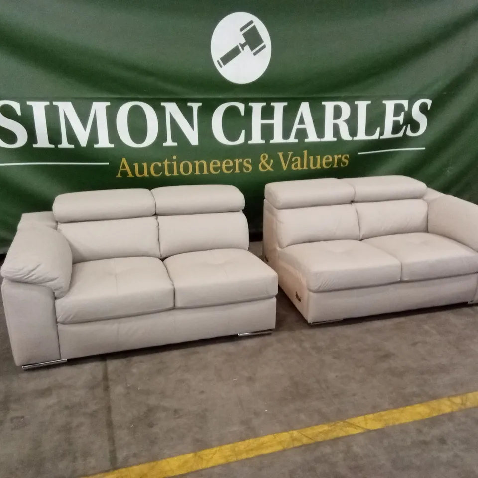 2 X BRADY PREMIUM LEATHER CORNER SOFA PARTS/PIECES - CORNER SECTION MISSING