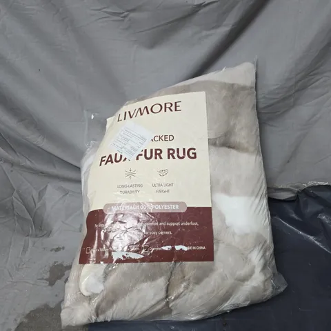 LIVMORE FAUX FUR RUG SIZE UNSPECIFIED