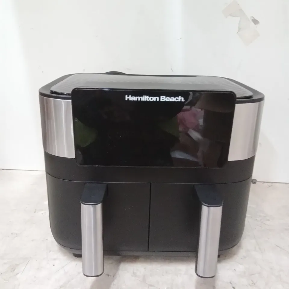 (FAULTY) BOXED HAMILTON BEACH HEALTHY COOK DUAL AIR FRYER