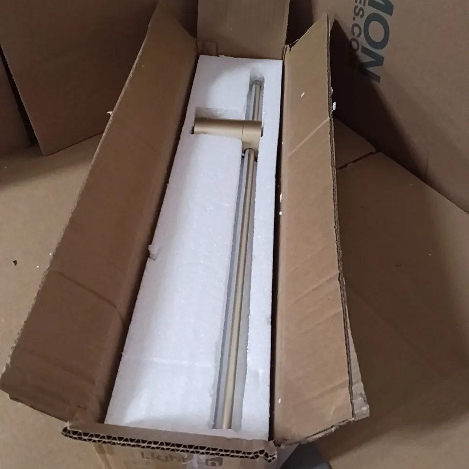 BOXED LIGHTSIN WALL LIGHT - BRASS (1 BOX)