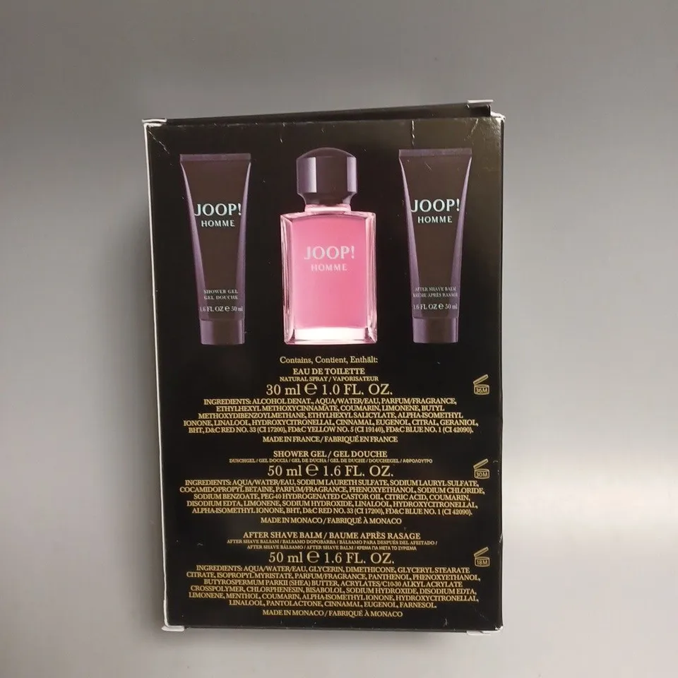 BOXED JOOP! HOMME 30ML EAU DE TOILETTE GIFTSET  RRP £34