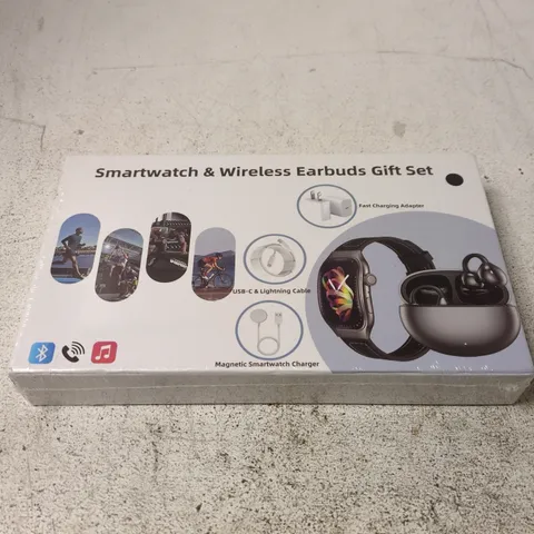 SMARTWATCH & WIRELESS EARBUDS GIFT SET – BOXED