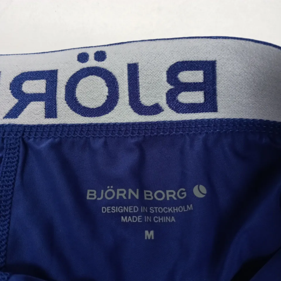BJÖRN BORG MEN'S BOXER SHORTS – BLUE, SIZE M