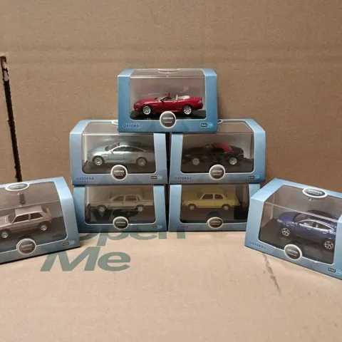 7 BOXED OXFORD 1:76 SCALE DIECAST MODELS