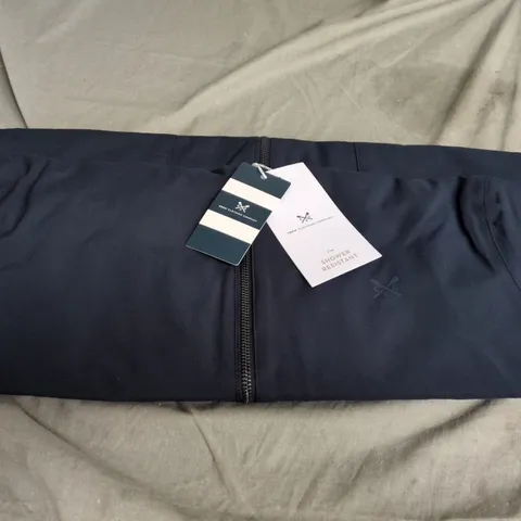 CREW CLOTHING COMPANY WATERPROOF RAINCOAT SIZE 14 NAVY