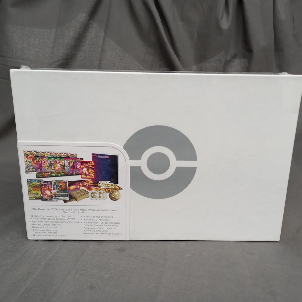 BOXED AND SEALED POKEMON TRADING CARD GAME - SWORD AND SHEILD - ULTRA PREMIUM COLLECTION - CHARIZARD