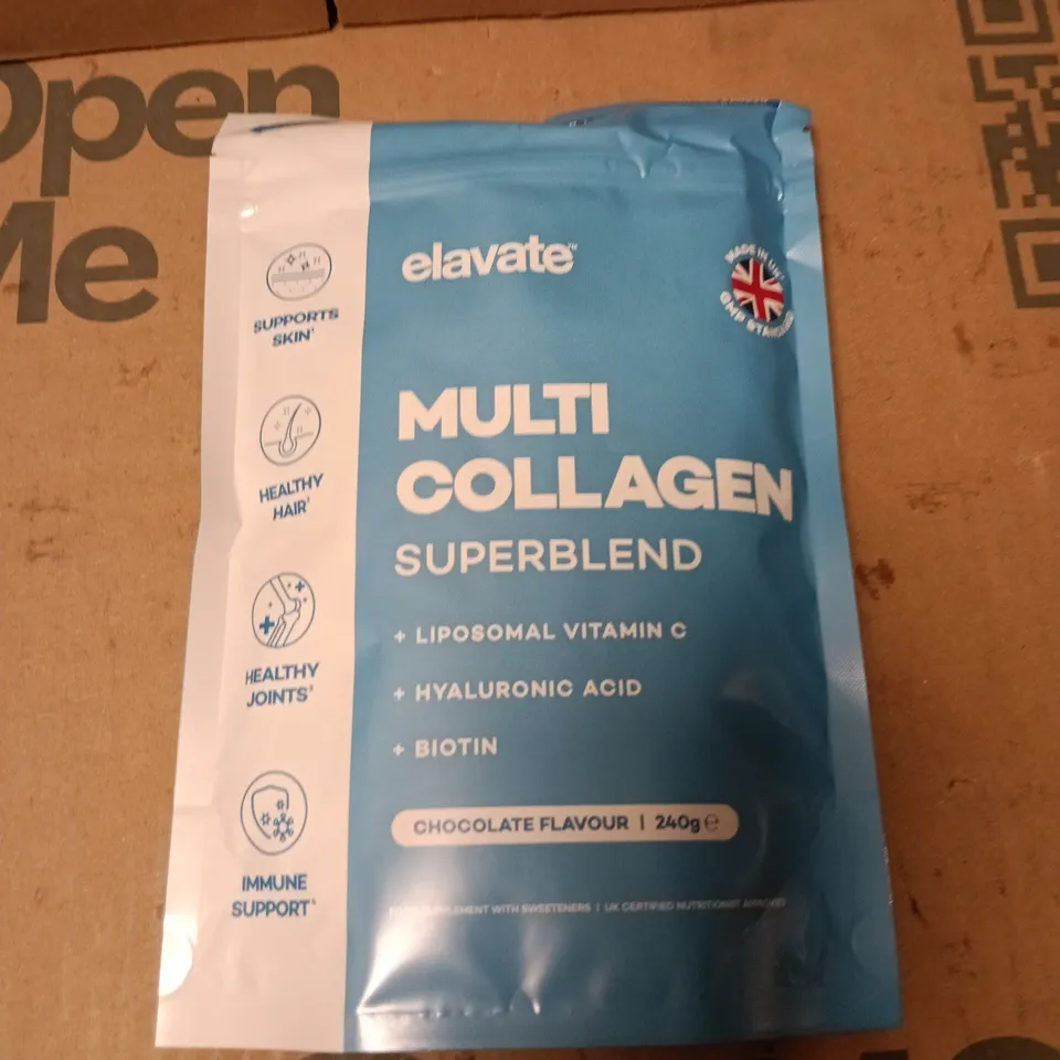 ELAVATE MULTI COLLAGEN SUPERBLEND – CHOCOLATE FLAVOUR, 240G