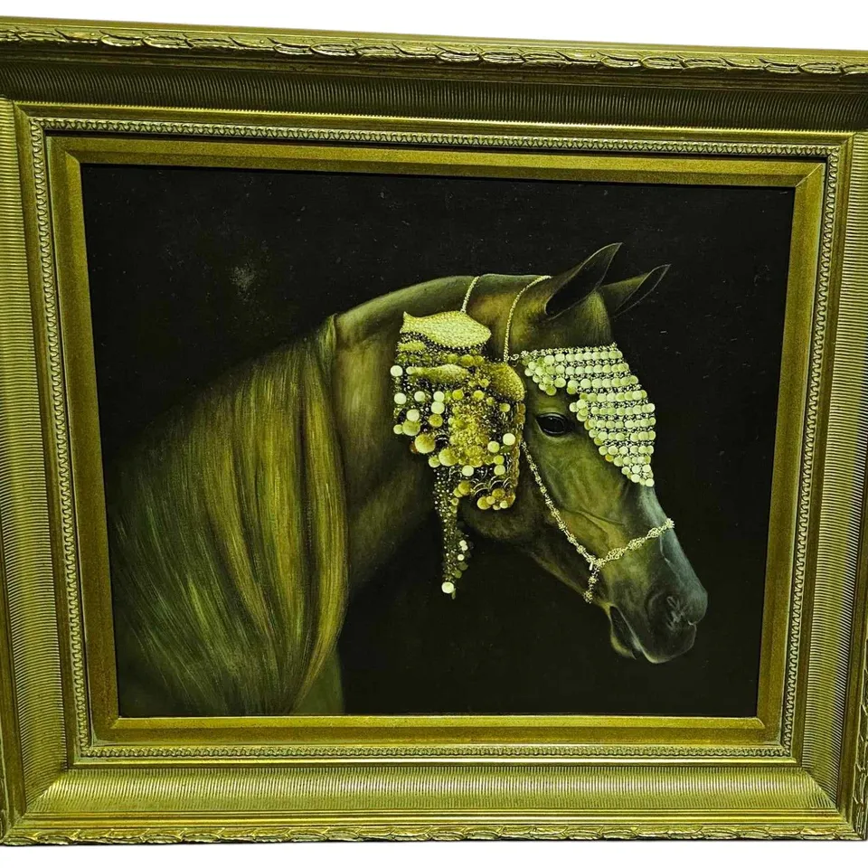 "THE ARAB HORSE" 19TH CENTURY OIL PAINTING RRP £700