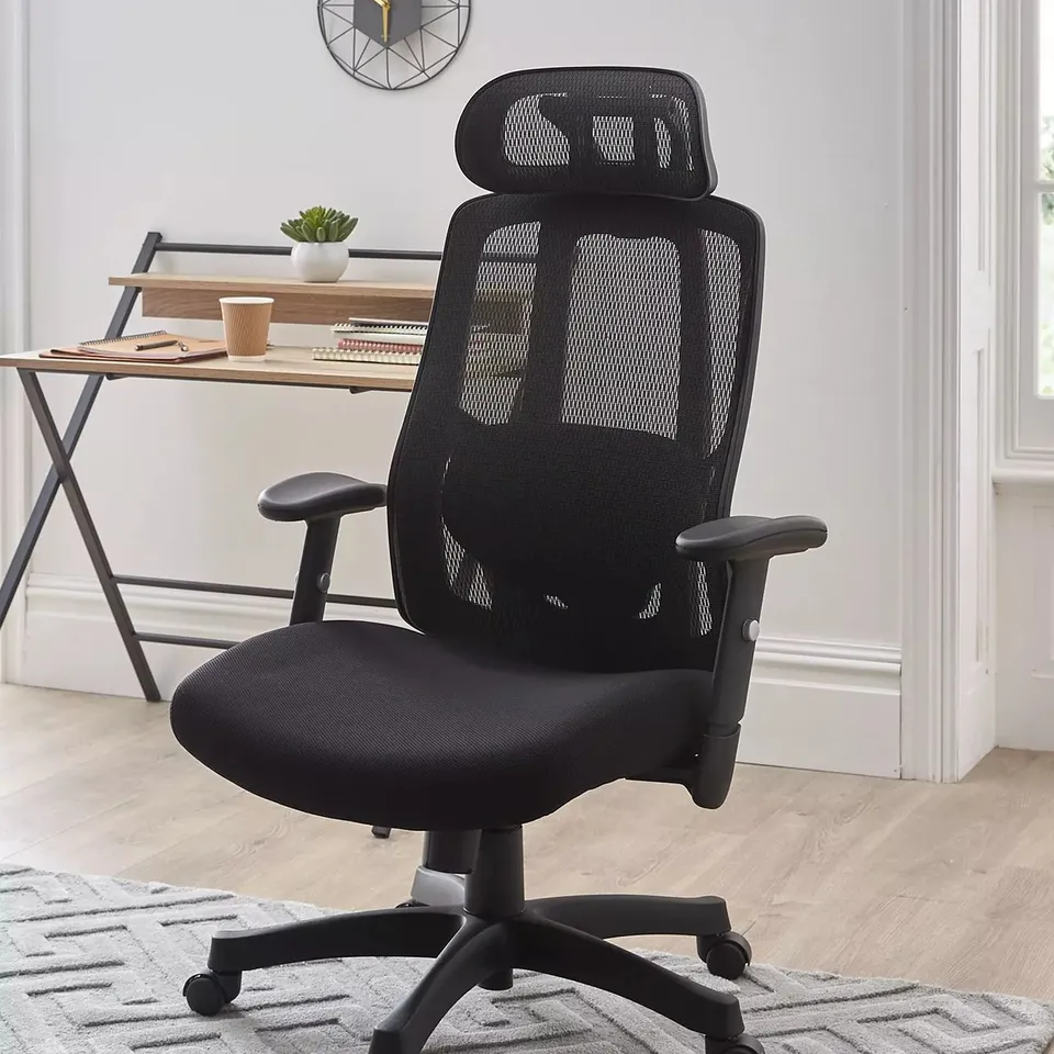 BOXED ERIK OFFICE CHAIR IN BLACK - COLLECTION ONLY