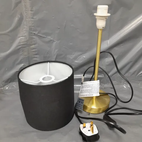 LANGLEY TABLE LAMP - BLACK/BRASS