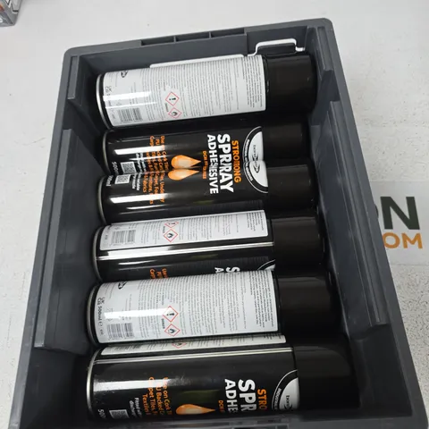 TOTE OF APPROXIMATELY 12 BOND IT STRONG SPRAY ADHESIVE
