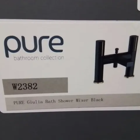 X4 BRAND NEW PURE GIULIA BATH SHOWER MIXER //BLACK
