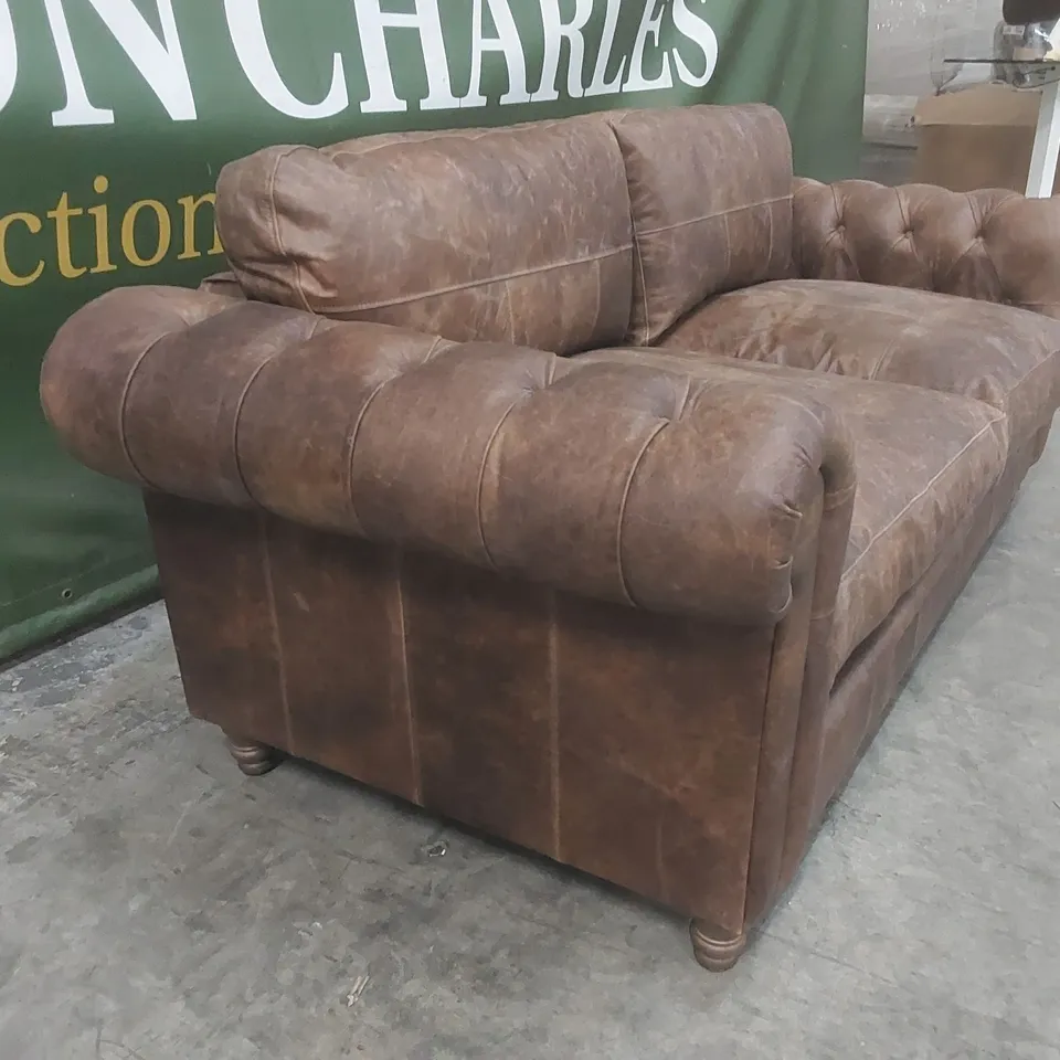 QUALITY DESIGNER 3 SEATER LEATHER SOFA