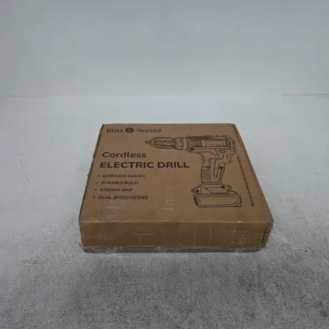 BLISS AND BEYOND CORDLESS ELECTRIC DRILL BOXED