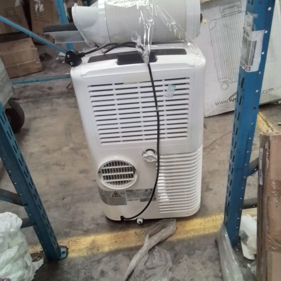 UNBOXED REFURBISHED DELONGHI PINGUINO ECO PORTABLE AIR CONDITIONER & DEHUMIDIFIER - WHITE - MODEL EM82K.1