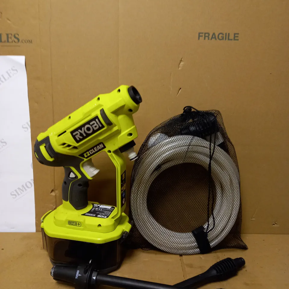 RYOBI 18V ONE+ CORDLESS 18V POWER WASHER