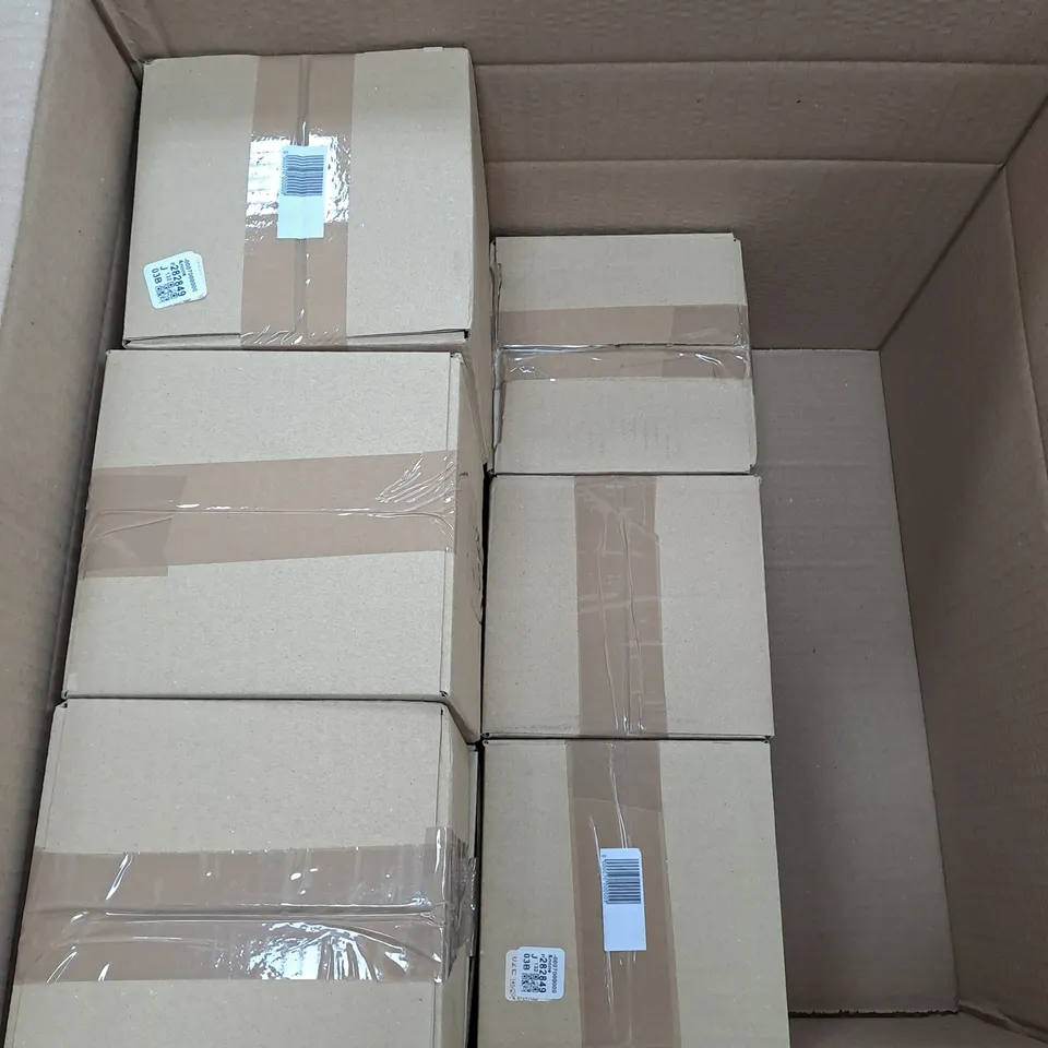 BOX OF APPROXIMATELY 10 TUBS OF LIP GLOSS BASE 500ML