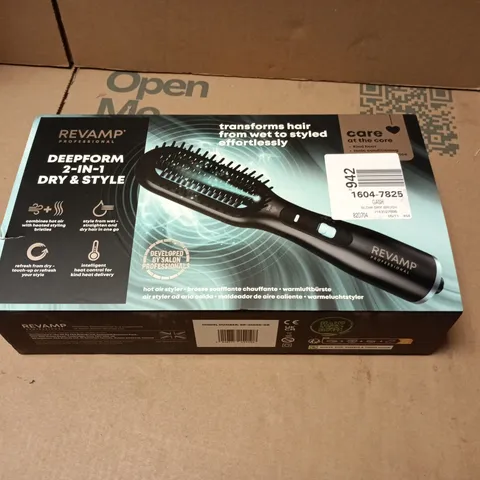 REVAMP DEEPFORM 2-IN-1 DRY & STYLE HAIR STYLER – BOXED
