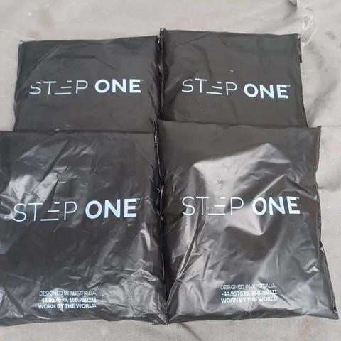 4 X STEPONE BOXER BRIEFS, NAVY - SIZE XL