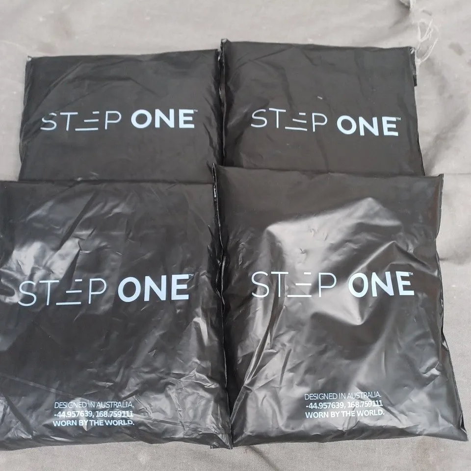 4 X STEPONE BOXER BRIEFS, NAVY - SIZE XL 