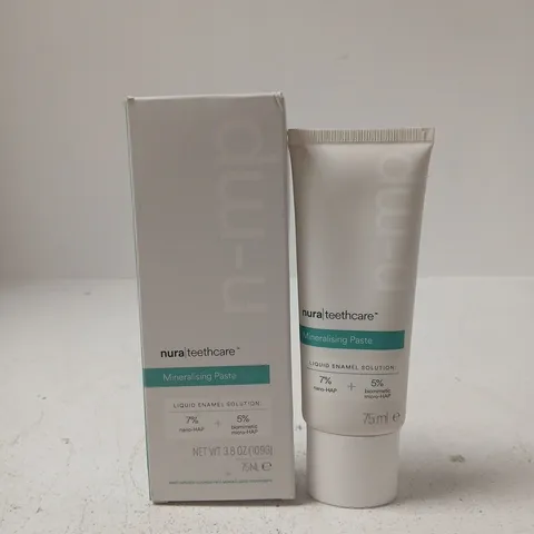 BOXED NURA TEETHCARE MINERALISING PASTE 75ML
