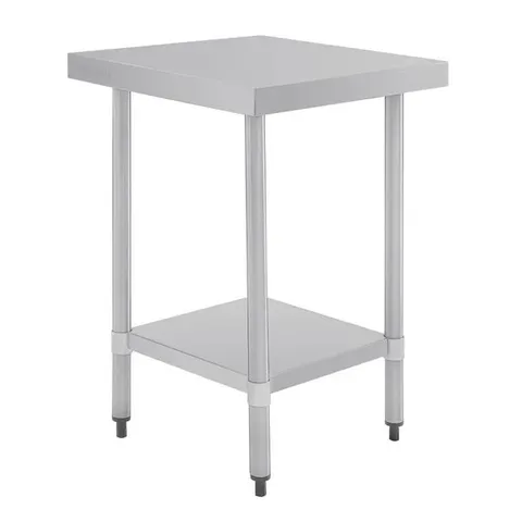 BOXED VOGUE STAINLESS STEEL PREP TABLE