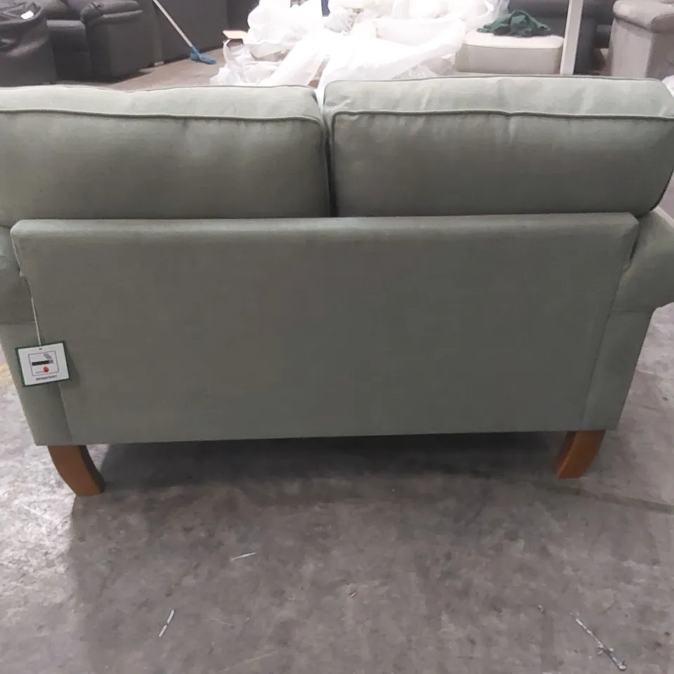 QUALITY DESIGNER WILLIAM FABRIC 2 SEATER FABRIC UPHOLSTERED SOFA