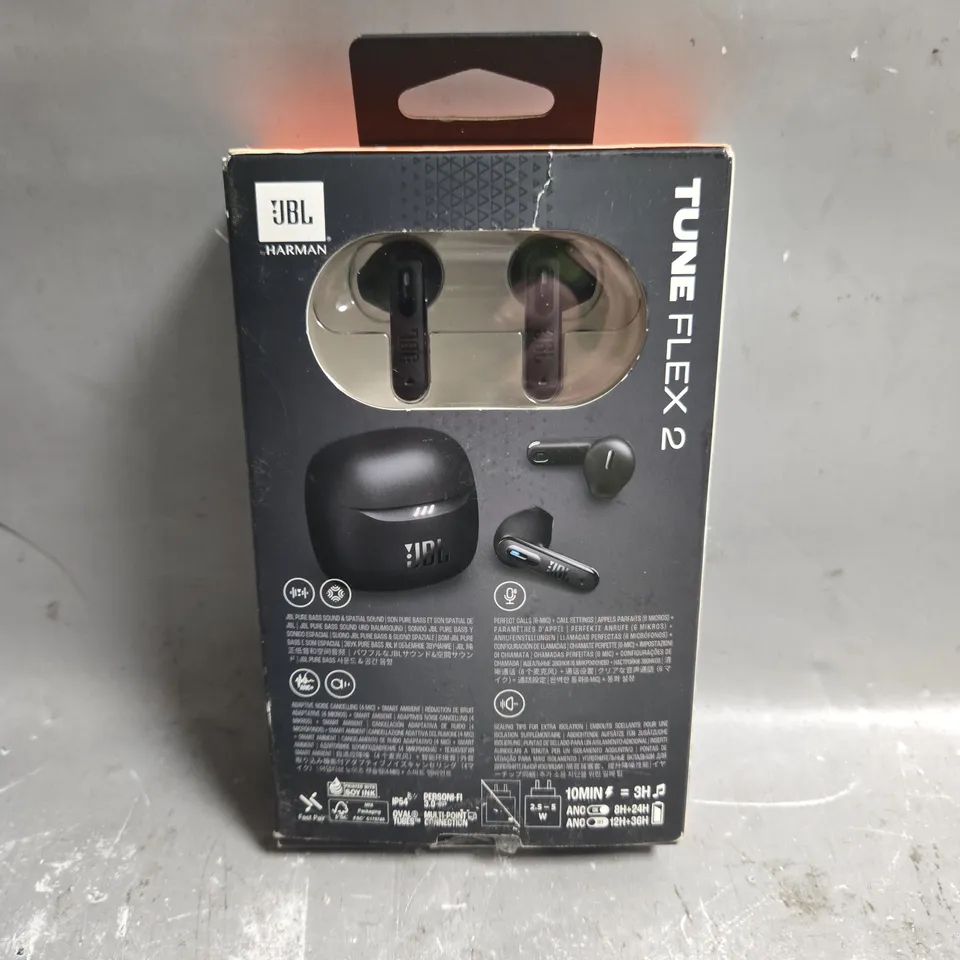 BOXED JBL TUNE FLEX 2 WIRELESS EARPHONES 