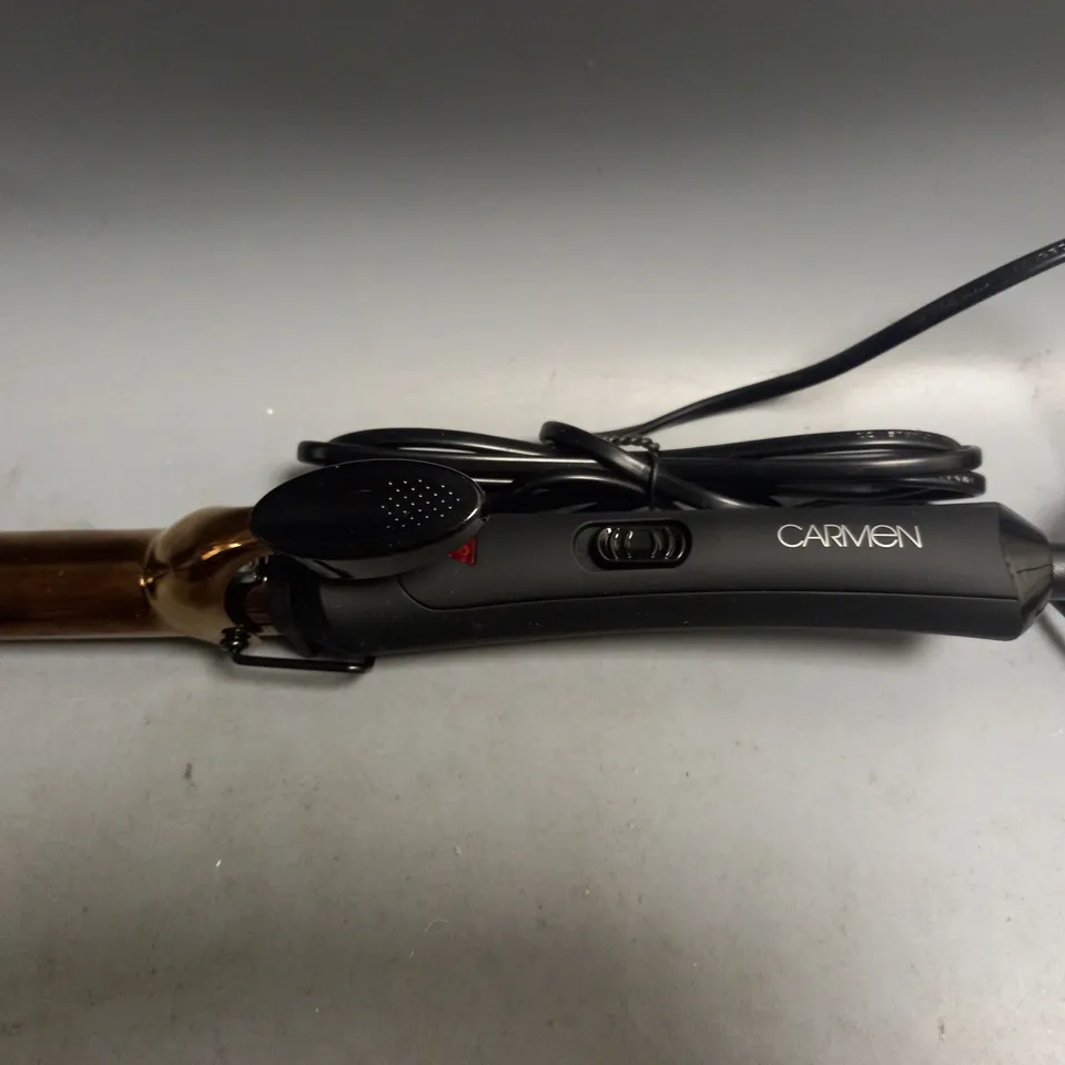 BOXED CARMEN NOIR SERIES 25MM CURLING TONG