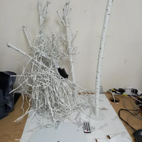 SANTA'S BEST 7FT PRE-LIT INDOOR/OUTDOOR WILLOW TREE