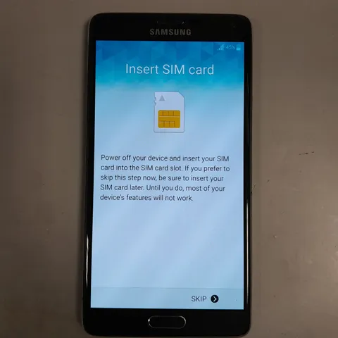 SAMSUNG GALAXY NOTE 4