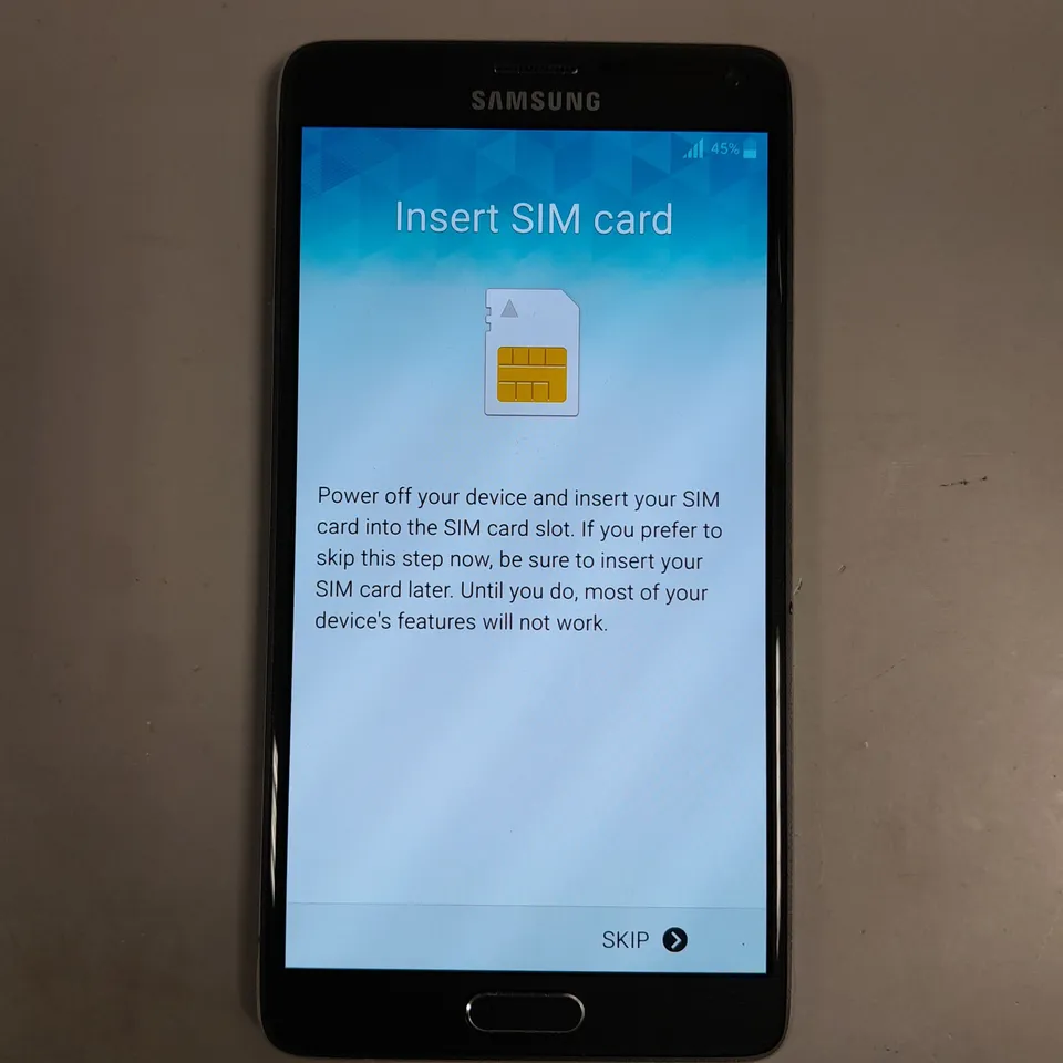 SAMSUNG GALAXY NOTE 4