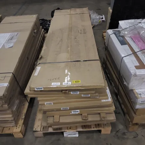 PALLET TO CONTAIN APPROX 15 X ASSORTED KITCHEN WORKTOPS, SIZES AND COLOURS MAY VARY