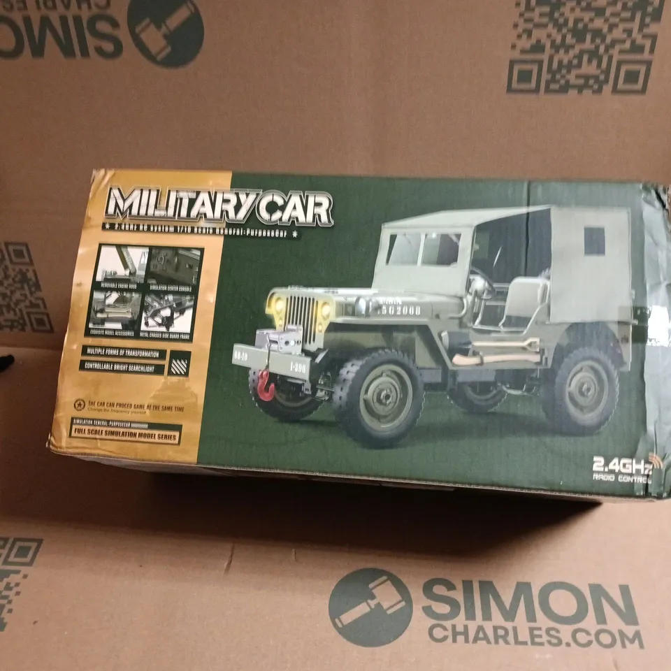 MILITARY CAR RC MODEL TOY – 2.4GHZ RADIO CONTROL 