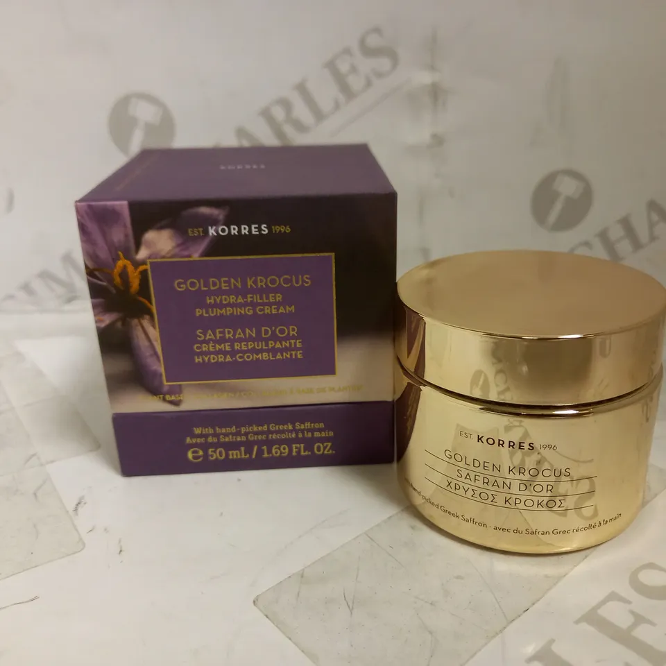 KORRES GOLDEN KROCUS HYDRA-FILLER PLUMPING CREAM 50ML