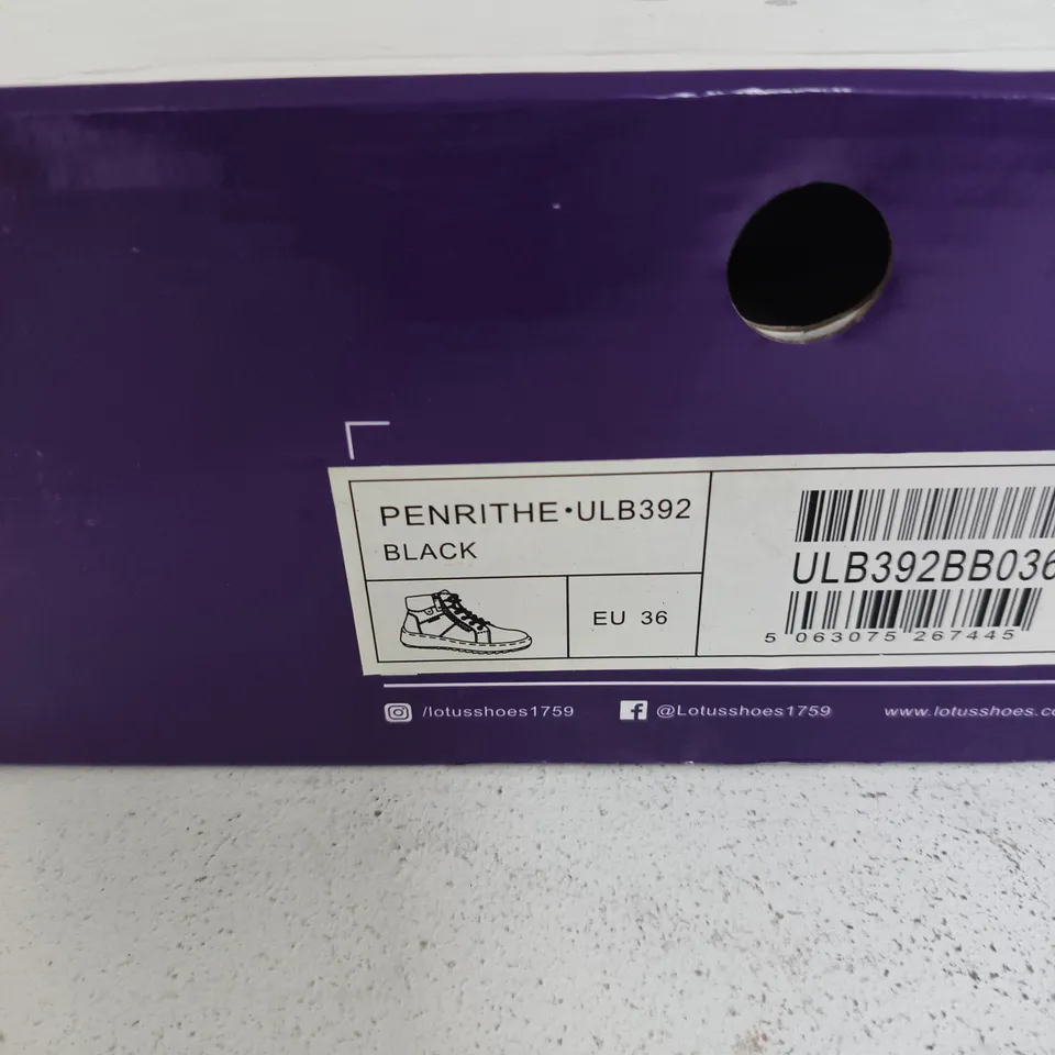 LOTUS PENRITH ULB392 BLACK BOOTS – EU 36 (UK 3)