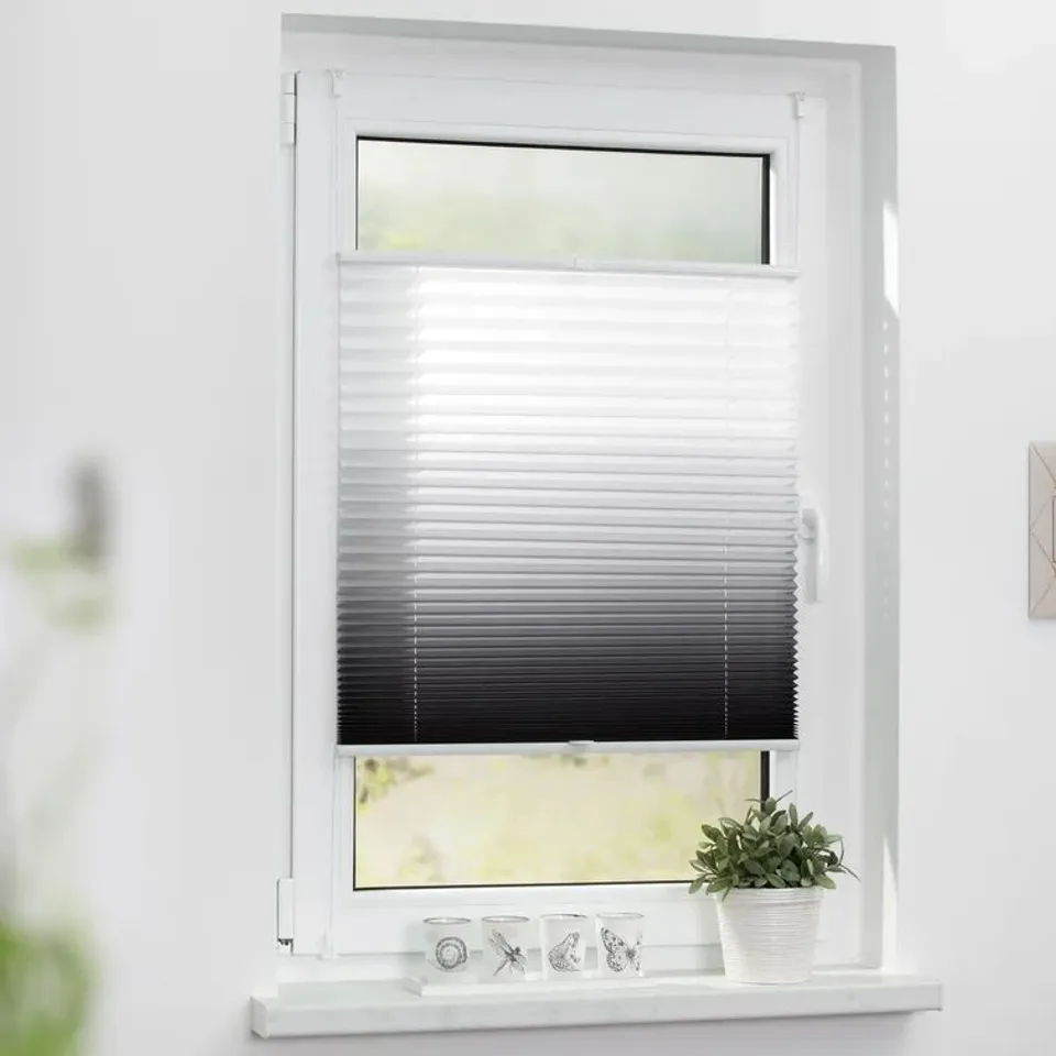 BOXED SHEER PLEATED BLIND SIZE 90W × 130H CM 