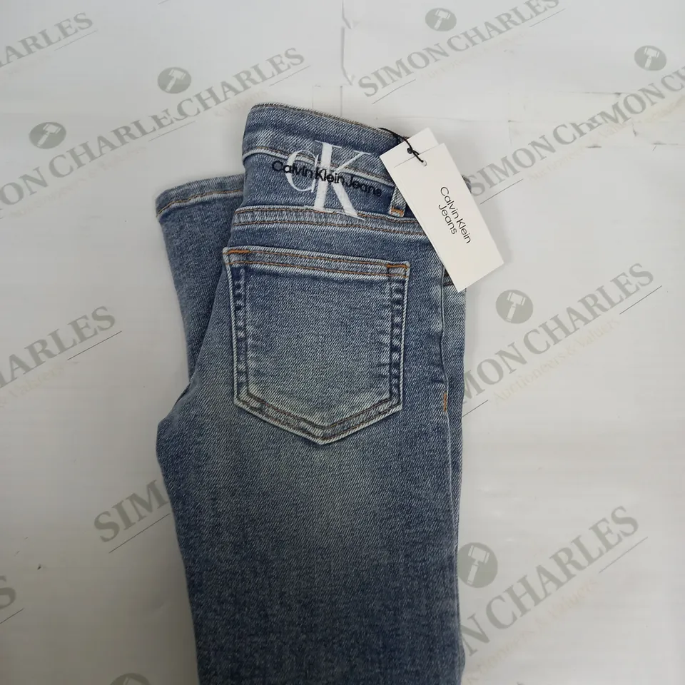 CALVIN KLEIN SKINNY RIVER BLUE JEANS SIZE 6 - KIDS