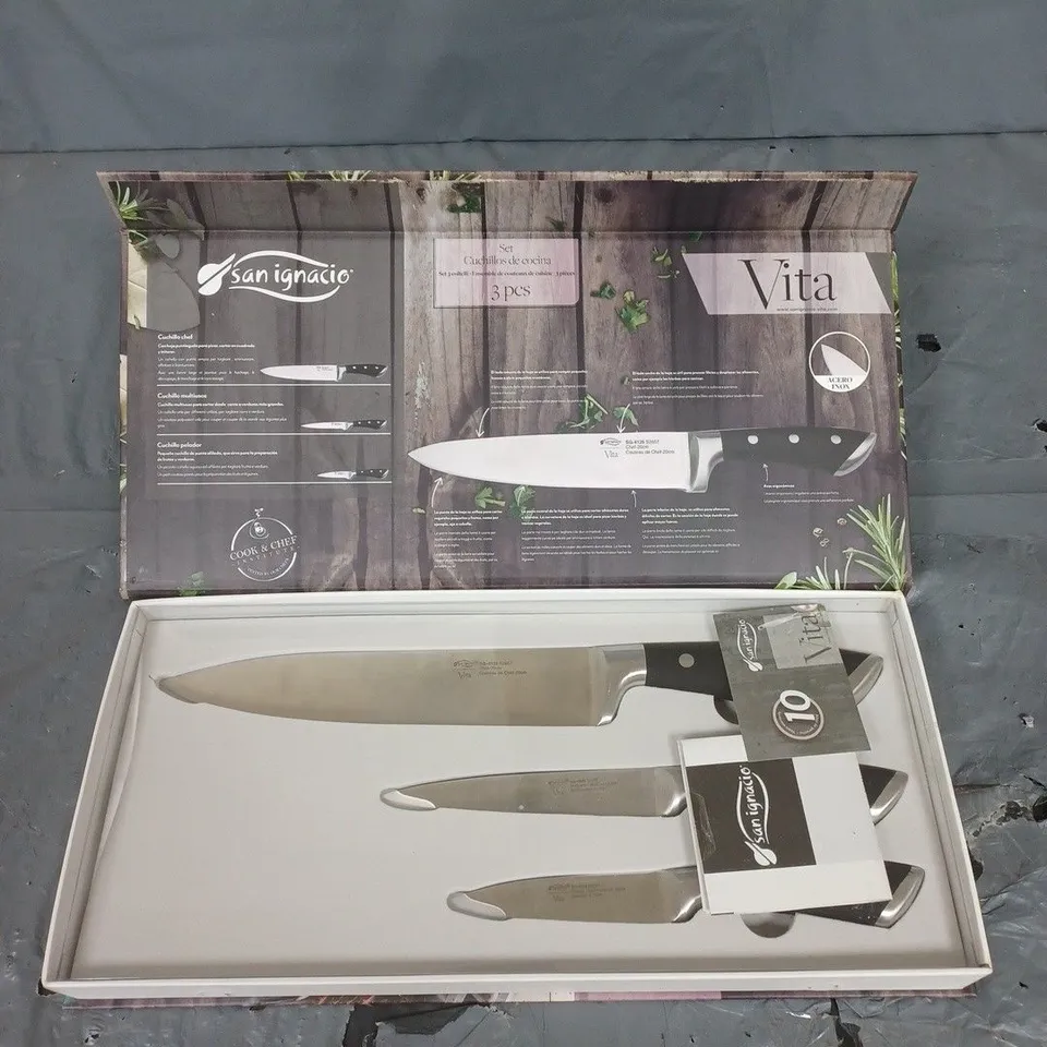 BOXED VITA SAN IGNACIO CUCHILLOS DE COCINA 4 PCS