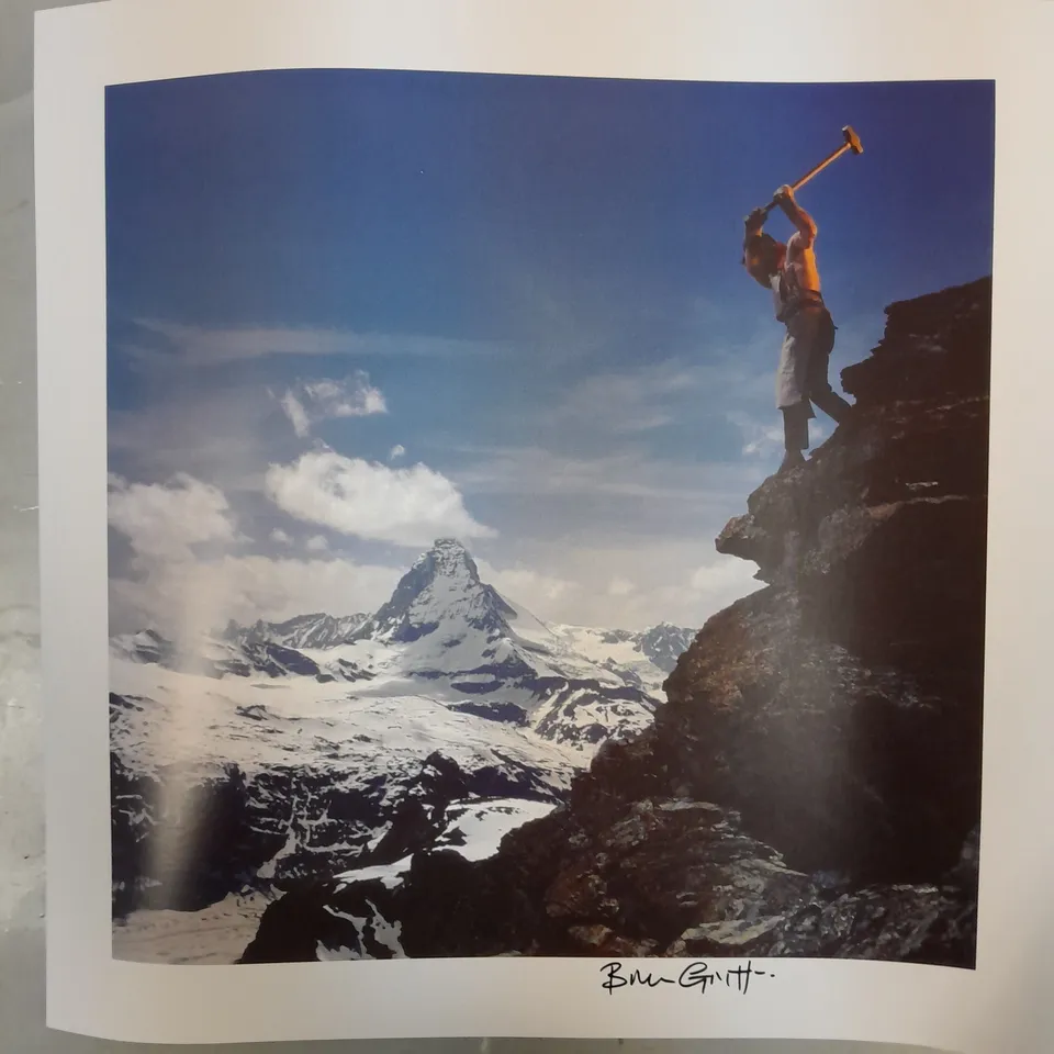 SIGNED BRIAN GRIFFIN CONSTRUCTION TIME AGAIN EPIC LONG SHOT POSTER PRINT 