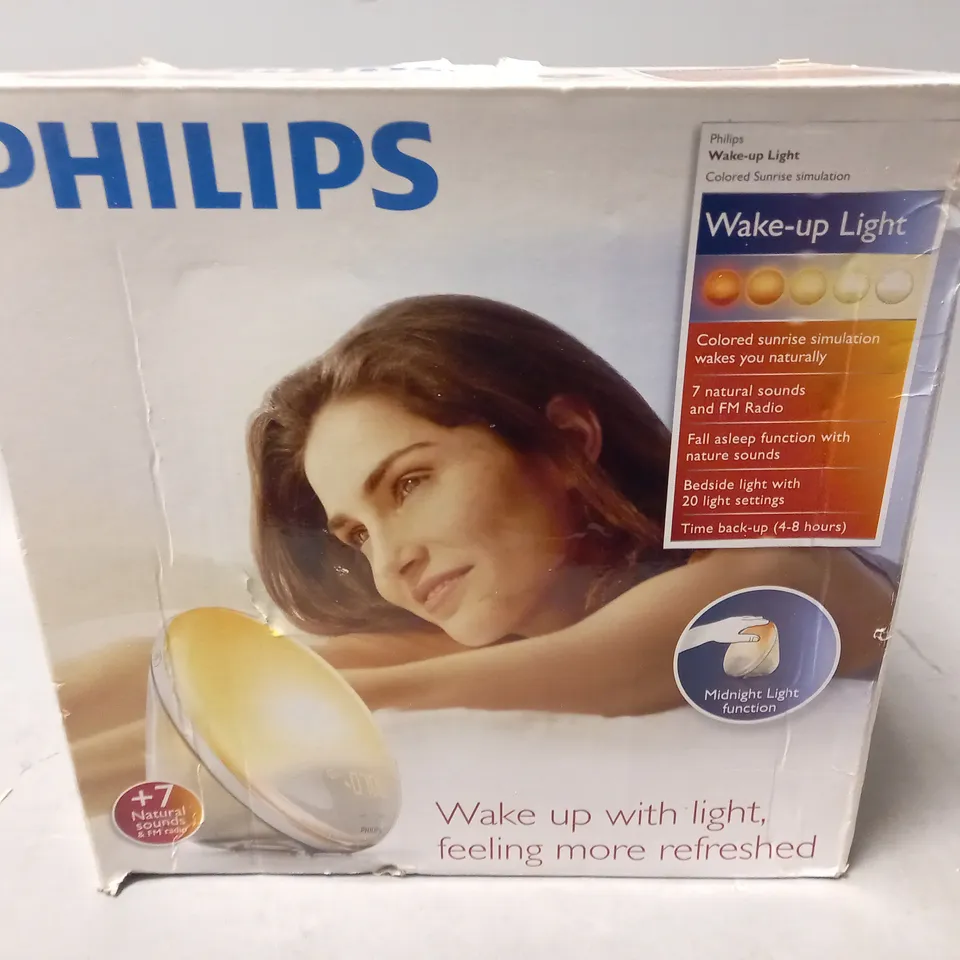 BOXED PHILIPS WAKE-UP LIGHT