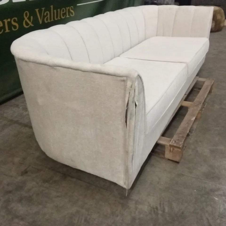 GUILD FABRIC 3 SEATER SOFA - IVORY RRP £699