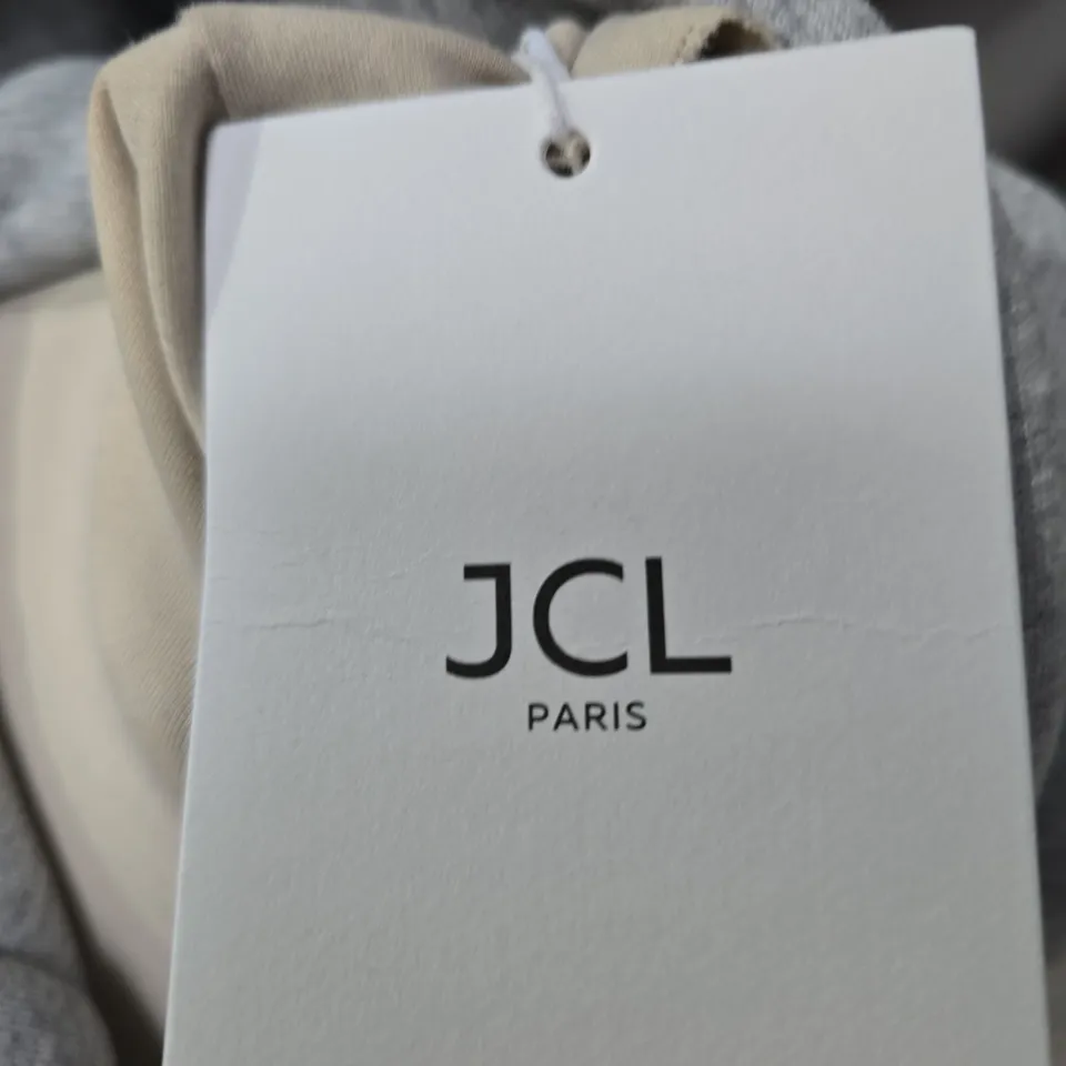 JCL PARIS JANE ZIP HOODIE – GREY, WOMEN'S (SIZE SM)