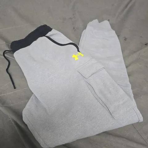 UNDER ARMOUR GREY JOGGERS – LOOSE FIT, SIZE LG/GIG