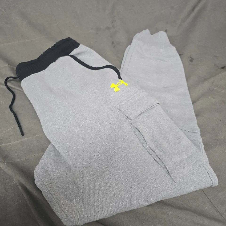 UNDER ARMOUR GREY JOGGERS – LOOSE FIT, SIZE LG/GIG 