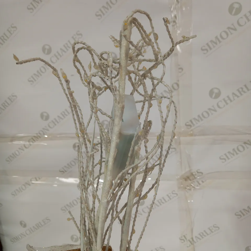 ALISON CORK PRE-LIT SET OF GLITTER SPRIGS