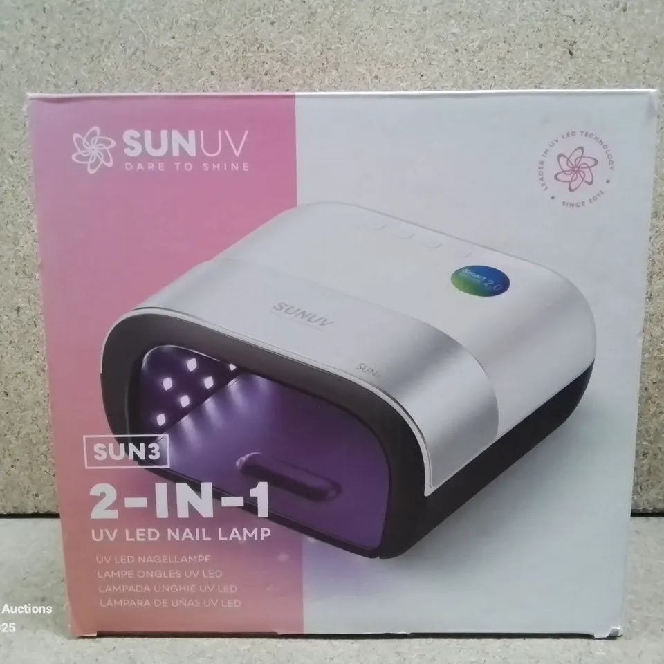 BOXED SUN UV 2-IN-1 UV L3D NAIL LAMP