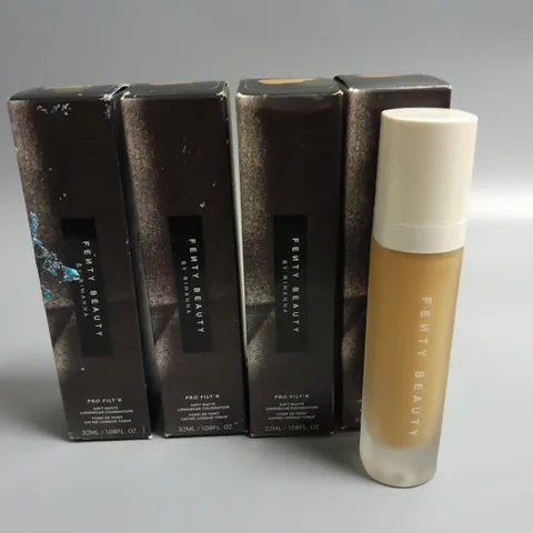 LOT OF 4 FENTY BEAUTY BY RHIANNA SOFT MATTE LONGWEAR FOUNDATION
