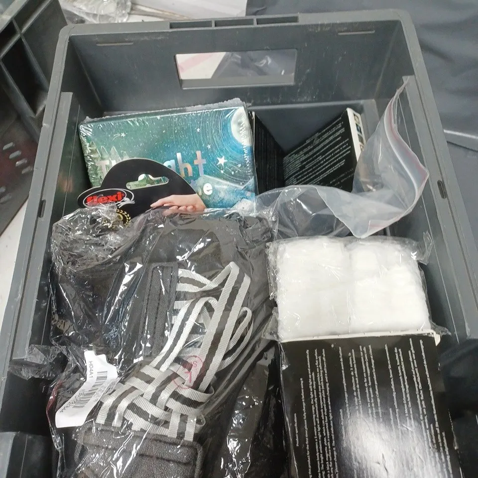 BOX OF APPROXIMATELY 20 ASSORTED HOUSEHOLD ITEMS TO INCLUDE WHITE BIN LINERS, TUMBLE DRYER BALLS AND SILICONE SEALANT