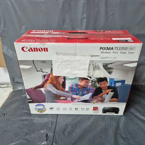 BOXED CANON TS3350 PRINTER IN BLACK